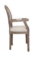 фото Мягкий стул с подлокотниками Volker Arm Beige в интерьере