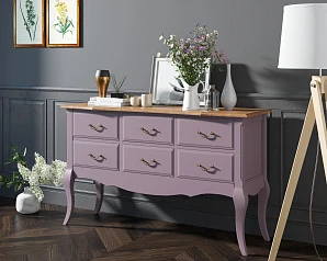 Консоль "Leontina Lavanda" 6 ящиков арт ST9358L