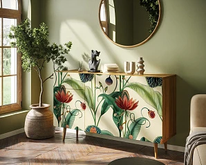 Комод "Berber" с двумя дверками и ящиками арт BB17/Print_55 на заказ в интернет-магазине