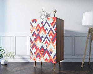 Комод высокий "Berber" принт 2 арт BB10/Print_02 на заказ в интернет-магазине