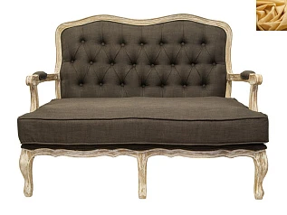 купить красивый Прямой диван модерн Yareli Brown V2 желтый