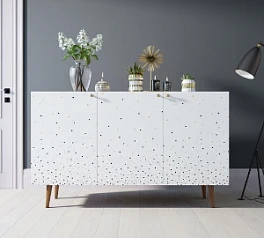 купить Комод "Berber" три дверки 15 принт арт BB01/Print_15 в интернет-магазине