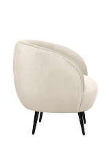 заказать Мягкое кресло Benee Beige на черных ножках