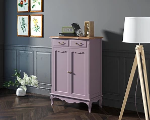 купить Комод «Leontina Lavanda» на 2 ящика 2 дверки арт ST9329RL в интернет-магазине