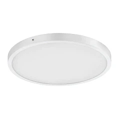 стильные 97262 Светодиодный накладной светильник FUEVA 1, 25W(LED), 2500lm, ?400, H30, алюминий, белый/пластик,