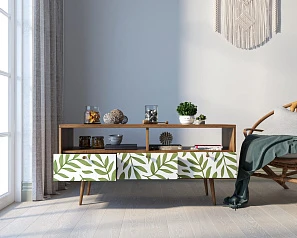 купить красивые Консоль "Berber" с тремя ящиками принт 28 арт BB23/Print_28