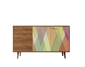 Комод "Berber" с двумя дверками и ящиками 16 принт арт BB05/Print_16 на заказ в интернет-магазине