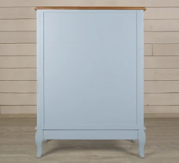 Шкаф "Leontina Blue" для посуды двустворчатый  арт ST9318B в интерьере