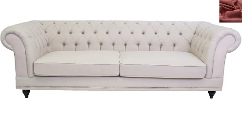 купить стильный Диван мягкий арт-деко Neylan красный в интернет-магазине