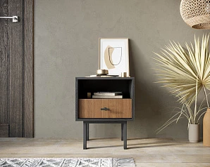 заказать Тумбочка с нижним ящиком "Emerson" арт EM17 в интернет-магазине