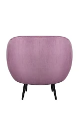 Мягкое кресло Benee Pink на черных ножках