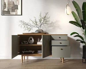 купить красивые Комод с двумя дверками и ящиками "Arka" AR05-F2