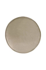 Пуф Pearl Adorn Taupe на черных ножках в интернет-магазине