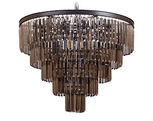 стильные Люстра Odeon 5 Rings Smoke