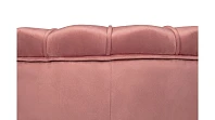 купить Низкое кресло ракушка Pearl Pink V3 на черных ножках