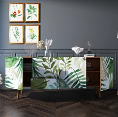 Комод "Berber" удлиненный принт 4 арт BB11/Print_04