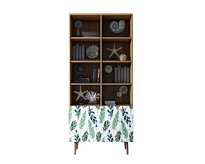 Стеллаж на комоде "Berber" принт 44 арт BB44/Print_44 в интерьере