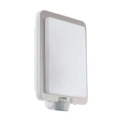 фото 97218 Уличный светильник настенный MUSSOTTO с датч. дв-я, 1х60W(E27), L210, H305, A90, нерж. сталь,