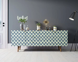 фото Комод "Berber" удлиненный принт 13 арт BB11/Print_13 в интерьере