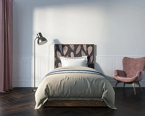 стильные Кровать "Berber" 120х200 см принт 40 арт BB42/Print_40