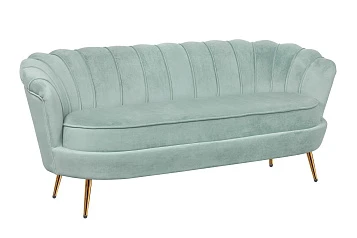 купить стильные Диван ракушка для гостиниц Pearl Triple Green в интернет-магазине