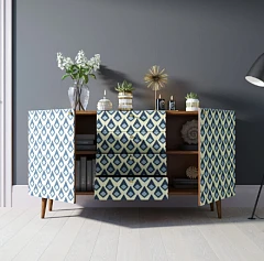 купить стильные Комод "Berber" с ящиками 13 принт арт BB14/Print_13 в интернет-магазине