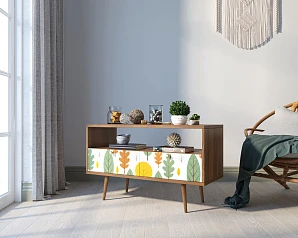 заказать стильные Консоль "Berber" с двумя ящиками принт 30 арт BB22/Print_30