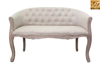 купить красивый Дизайнерский двухместный диван Kandy Double Mocca цвет желтый в интернет-магазине