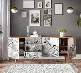 купить Комод "Berber" удлиненный принт 50 арт BB11/Print_50 в интернет-магазине