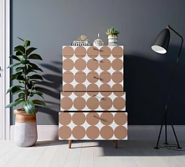 Комод высокий "Berber" принт 17 арт BB10/Print_17 на заказ в интернет-магазине