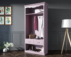 красивый Шкаф-прихожая Leontina Lavanda открытая арт ST9360L
