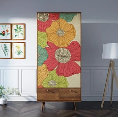 Шкаф двухстворчатый "Berber" принт 5 арт BB16/Print_05 в интернет-магазине