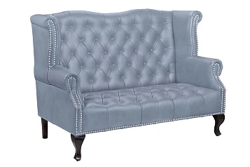 заказать Кожаный дизайнерский диван лофт Royal Sofa Grey