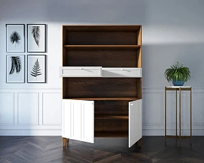 заказать Стеллаж широкий двухстворчатый "Andersen" арт AN17WH в интернет-магазине