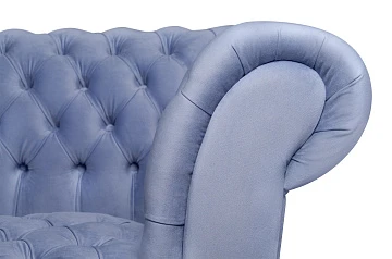 Двухместный диван Lina Blue-B синий