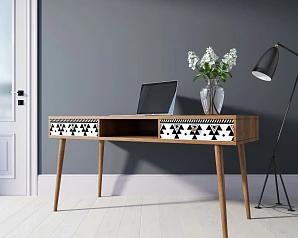 красивый Стол рабочий "Berber" принт 19 арт BB18/Print_19 на заказ