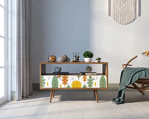 заказать стильные Консоль "Berber" с двумя ящиками принт 30 арт BB22/Print_30