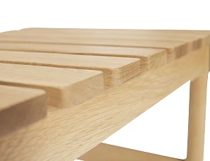 купить БАНКЕТКА ROW HUBSCH 122 СМ, ДУБ, НАТУРАЛЬНЫЙ