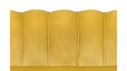 Комплект кресел и дивана ракушка Pearl Double Yellow