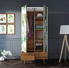 купить Шкаф двухстворчатый "Berber" принт 4 арт BB16/Print_04 в интернет-магазине