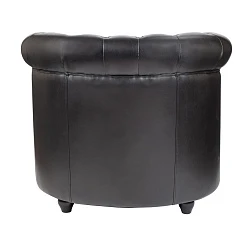 Кожаное кресло Karo Black V2 на заказ