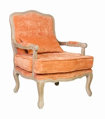 фото Мягкое полукресло с подлокотниками Nitro Orange в интерьере