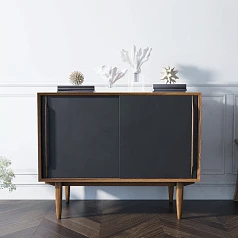 купить Комод "Bruni Black" две дверки арт BR25Black