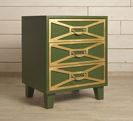 Прикроватная тумба "Emerald" арт DSC10523ETG Зеленый в интернет-магазине