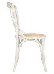 фото Стул ретро Cross Back White Brush