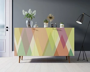 купить стильные Комод "Berber" три дверки 16 принт арт BB01/Print_16
