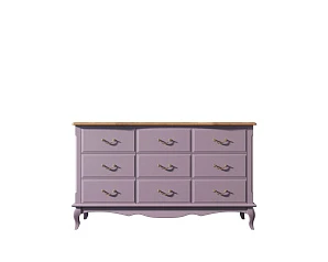 фото Комод Leontina Lavanda на девять ящиков арт ST9379L