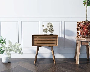 купить Тумба для прихожей в Скандинавском стиле "Bruni" с тремя ящиками в интернет-магазине