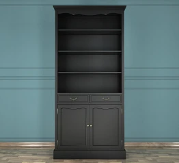 Книжный шкаф "Leontina Black"  арт ST9330BLK