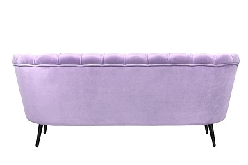 заказать Диван ракушка для гостиниц Pearl Triple Purple на черных ножках